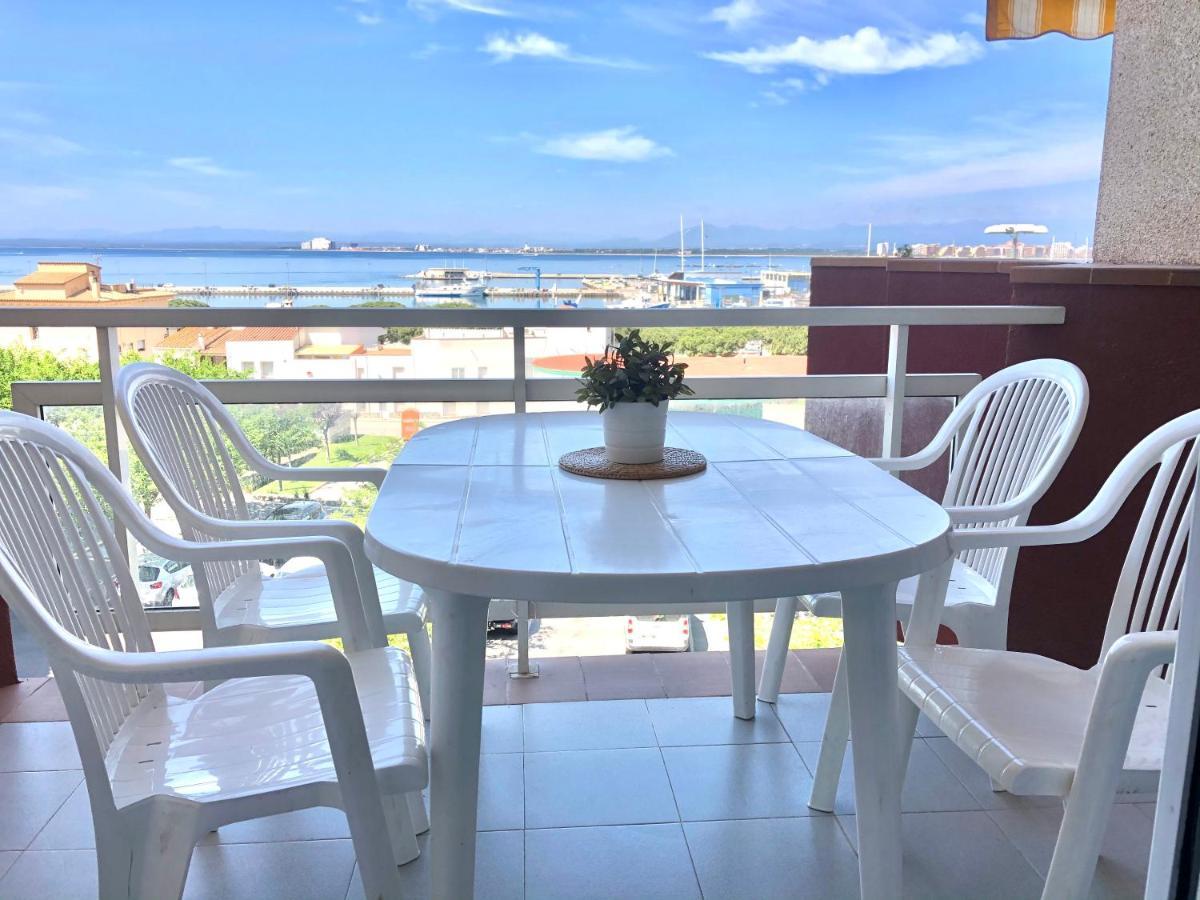 Roc Mar 4 3A - Apartamento Cerca Del Centro Y De La Playa - Terraza Con Vistas Al Mar Y Al Puerto Rosas Exteriör bild